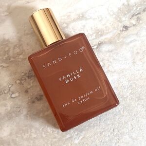 Sand + Fog Vanilla Musk Oil Rollerball Madagascar Vanilla 15ml New